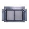 Fireplace Glass Doors Collin Medium Gunmetal CI-3501GM - alternate 4